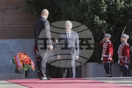 Румен Радев - Вахагн Хачатурян - официално посрещане