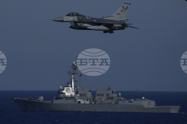 Турските военноморски сили започнаха голямо военно учение 