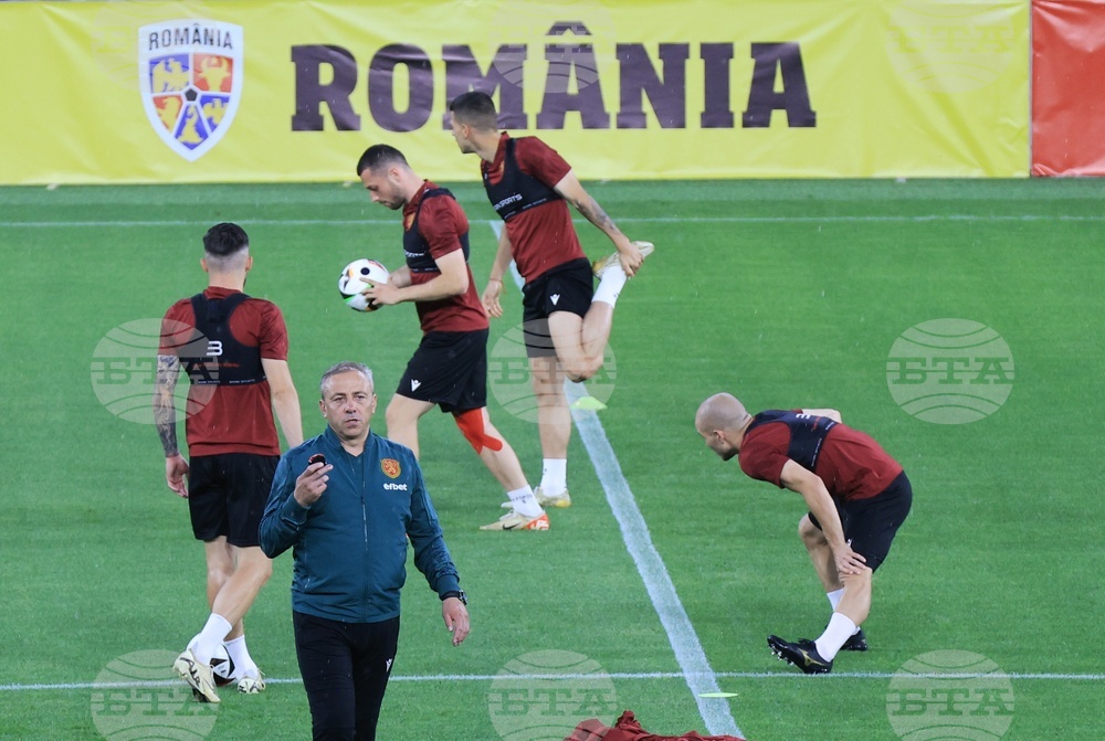 Румъния - футбол - Национален отбор - тренировка