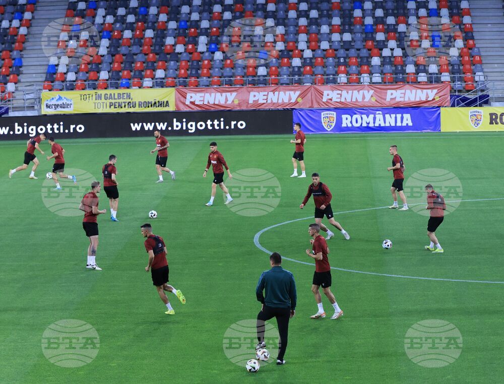 Румъния - футбол - Национален отбор - тренировка