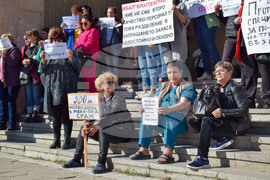 Благоевград - медици - протест
