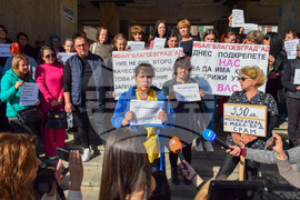 Благоевград - медици - протест