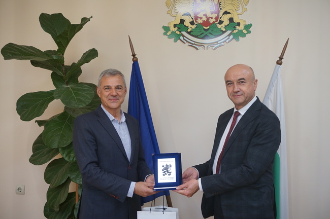 Областният управител на област Хасково инж. Минко Ангелов се срещна с главния управител на Германо-Българската индустриално-търговска камара