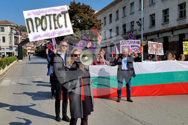 Велико Търново - КНСБ - протест