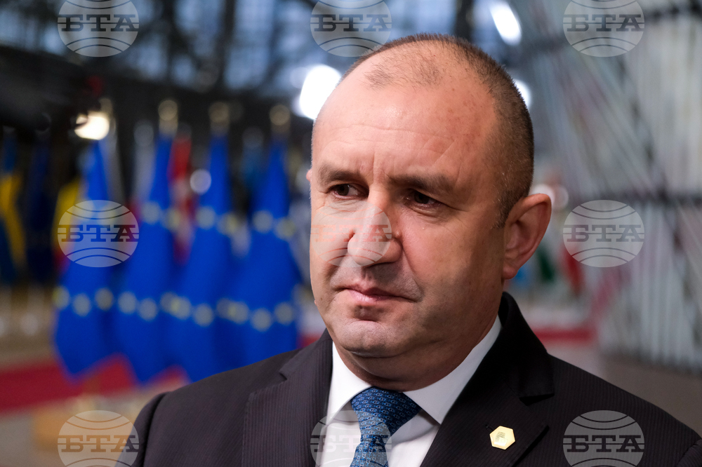 President Radev in Brussels: Ukraine Facing Humanitarian Crisis, We'll Do Our Best to Help