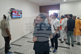 Индия - избори - централата на „Бхаратия Джаната“ в Делхи