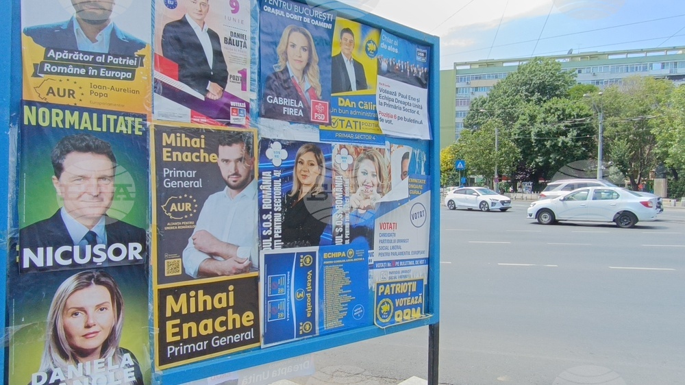 Румъния - предизборни плакати