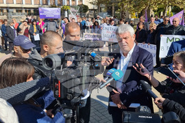 Хасково - КНСБ - протест - Пламен Димитров