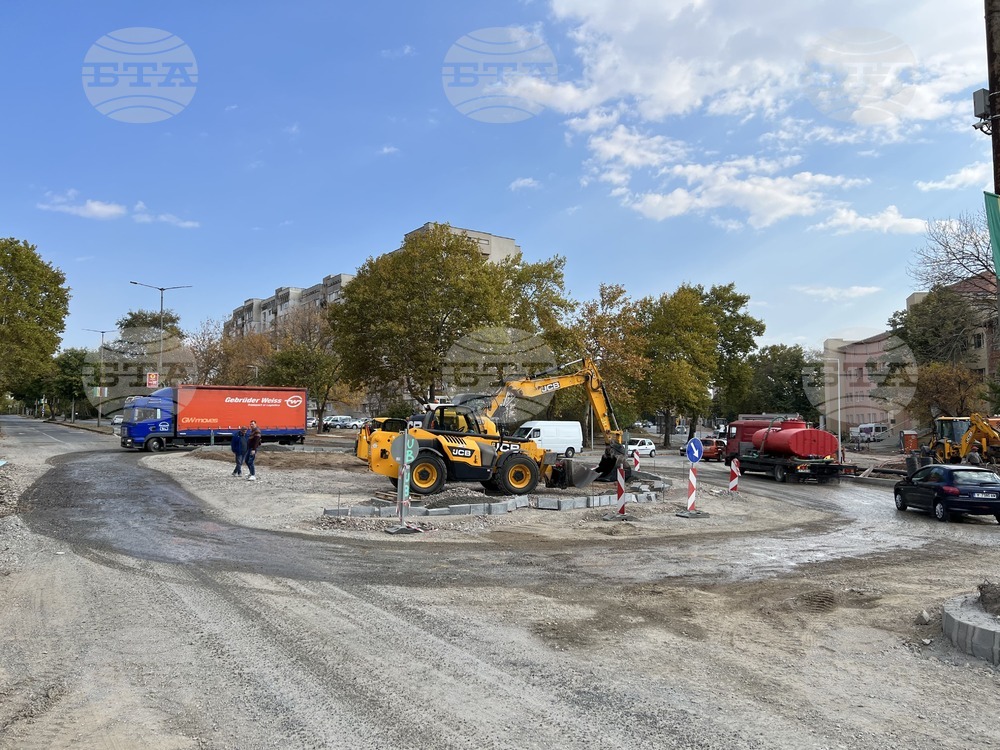 Ново кръгово кръстовище се изгражда в Ямбол