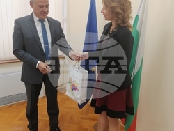 Областният управител на област Хасково инж. Минко Ангелов се срещна с представители  на Ротари Интернешънъл и Ротари клуб-Хасково в Областна администрация-Хасково