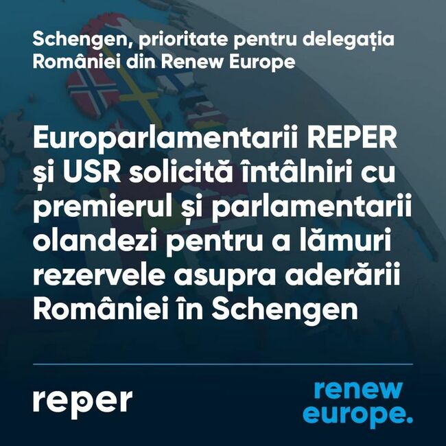 Румънски евродепутати искат среща с премиера на Нидерландия и с нидерландски депутати, за да се изяснят резервите срещу присъединяването към Шенген