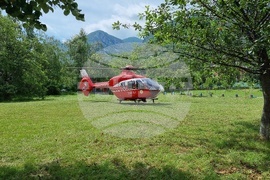 Враца - прехвърляне на пострадали с хеликоптер