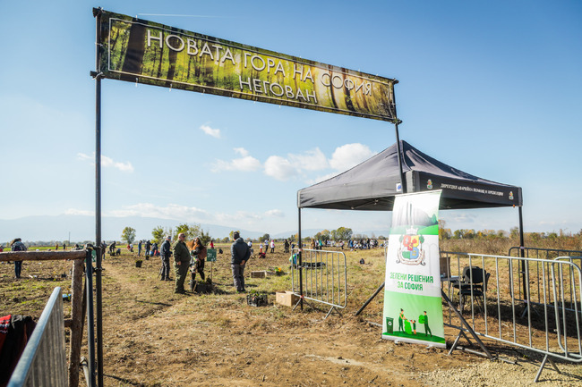 Започна вторият залесителен сезон на Новата гора на София 2 – Негован