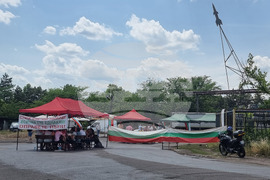 Гълъбово - премиер - пътна блокада - протест