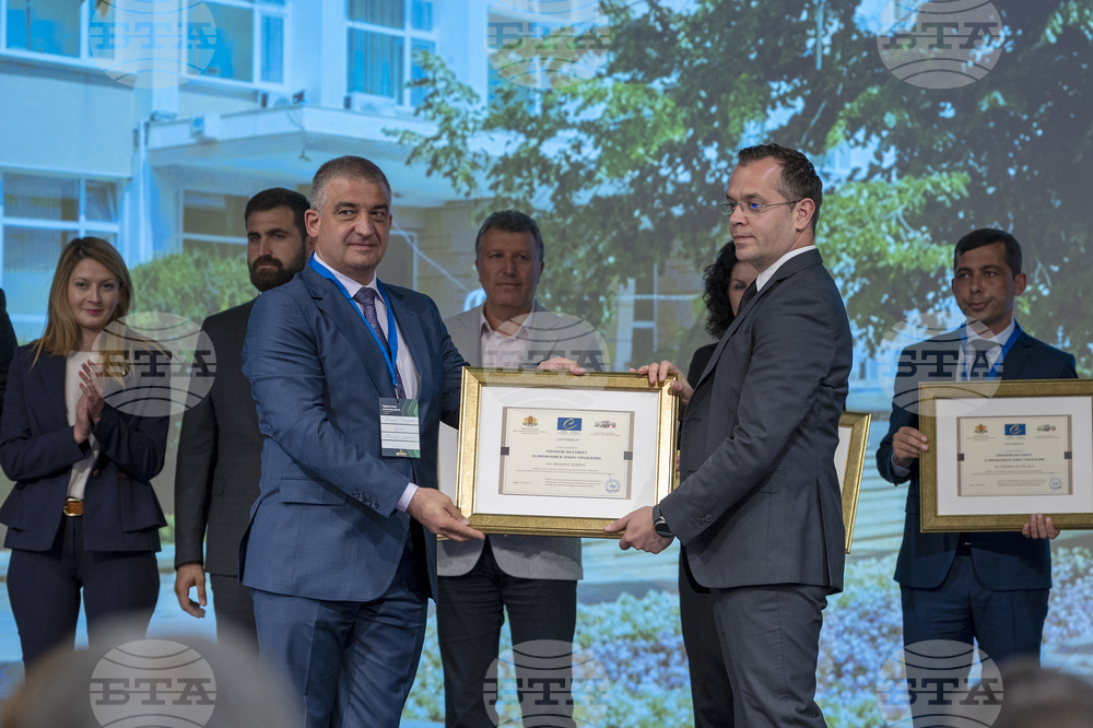 Албена - НСОРБ - церемония по връчването на Европейски етикет за иновации и добро управление на местно ниво - Снимка: Александра Антонова