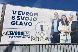 Словения - евроизбори - кампания