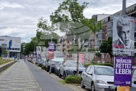 Германия - Франкфурт - изглед - евроизбори - ежедневие