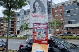 Германия - Франкфурт - изглед - евроизбори - ежедневие