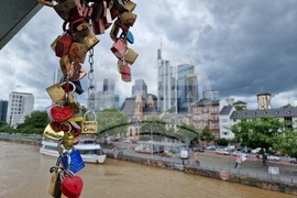 Германия - Франкфурт - изглед - евроизбори - ежедневие