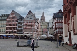 Германия - Франкфурт - изглед - евроизбори - ежедневие