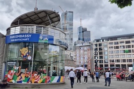 Германия - Франкфурт - изглед - евроизбори - ежедневие