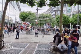 Германия - Франкфурт - изглед - евроизбори - ежедневие