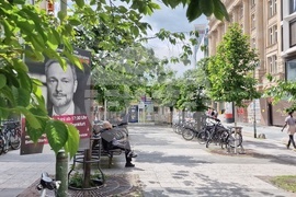 Германия - Франкфурт - изглед - евроизбори - ежедневие