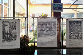 Разград - библиотека - изложба - Даниел Мроз - Станислав Лем