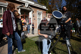 Астрономическа обсерватория - частично слънчево затъмнение - наблюдения