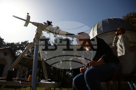 Астрономическа обсерватория - частично слънчево затъмнение - наблюдения