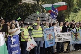 Синдикат на служителите в затворите в България - протест
