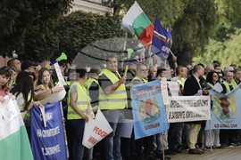Синдикат на служителите в затворите в България - протест