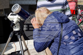 Варна - частично слънчево затъмнение