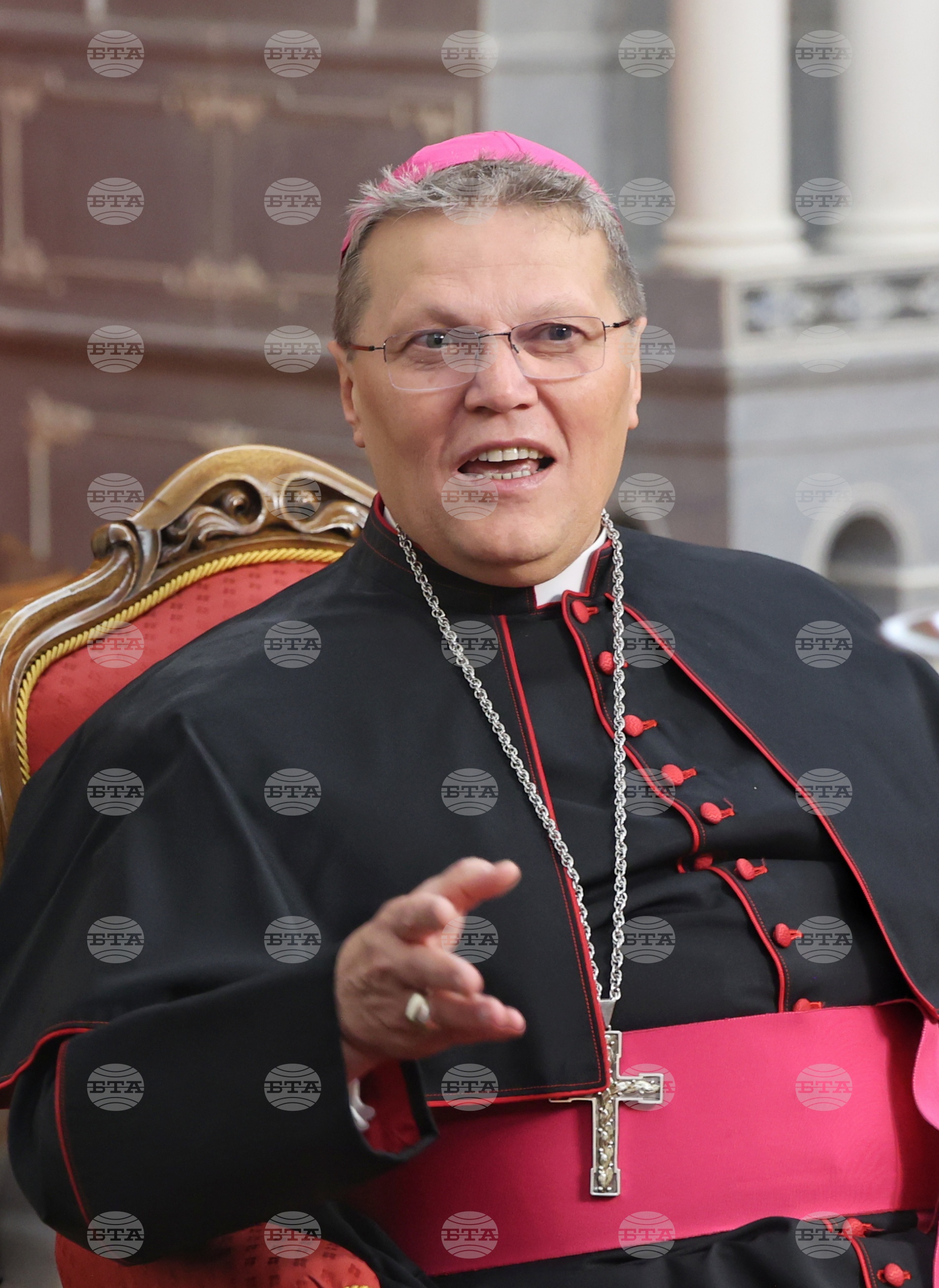Хърватия - вицепрезидент - архиепископ Джуро Хранич - среща