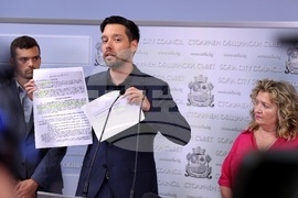 Столичен общински съвет - ПП-ДБ-СС - брифинг