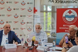 Български Червен кръст - Водноспасителната служба - пресконференция