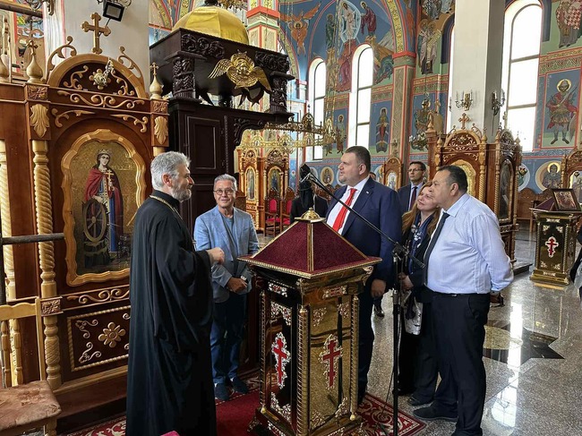 Делян Пеевски, председател на ДПС посети Шумен