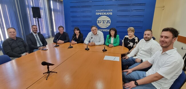 Заключителна пресконференция за предизборната кампания на „ГЕРБ-СДС“ в Шуменския избирателен район