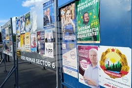 Румъния - избори - плакати - местните избори - избори за Европейски парламент