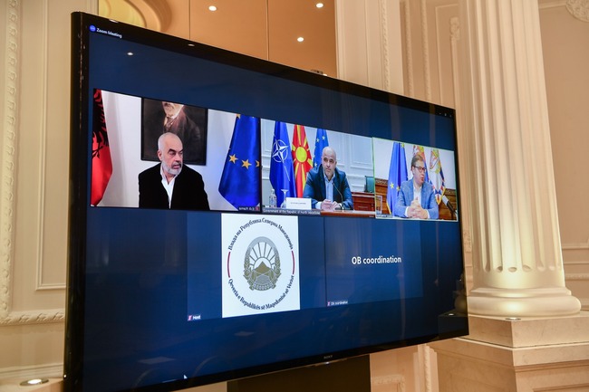 Ковачевски, Вучич и Рама са провели онлайн среща