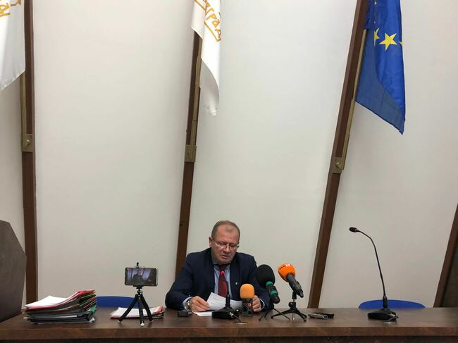 Информация от пресконференцията на Радослав Тасков- предс. на Общински съвет Благоевград