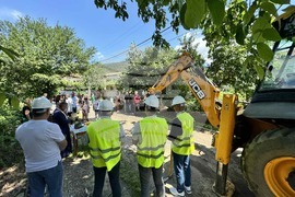 Гурково - улица - първа копка