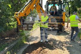 Гурково - улица - първа копка