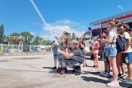 Габрово - ученици - пожарникари - обучение