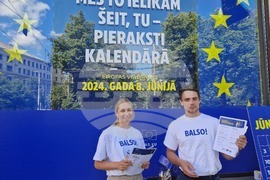 Латвия - Рига - избори за Европейски парламент