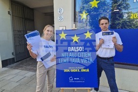 Латвия - Рига - избори за Европейски парламент