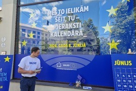 Латвия - Рига - избори за Европейски парламент