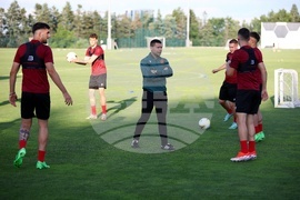 Младежки национален отбор по футбол - тренировка