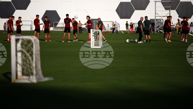 Младежки национален отбор по футбол - тренировка