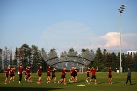 Младежки национален отбор по футбол - тренировка